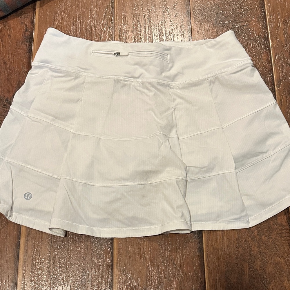 White Lululemon Athletic Skirt